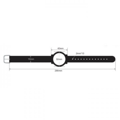 RFID браслет нейлоновый HF Velcro Wristband OP003A